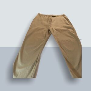 Dress Barn tan stretch pants gently Used, size 12